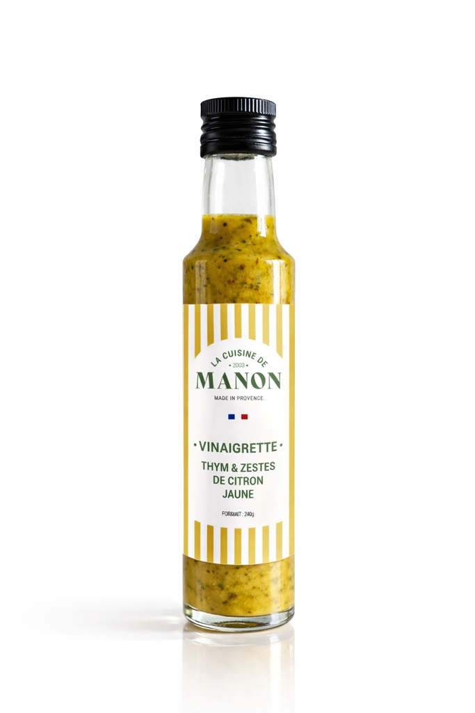 Vinaigrette thym citron (bouteille 25cL)