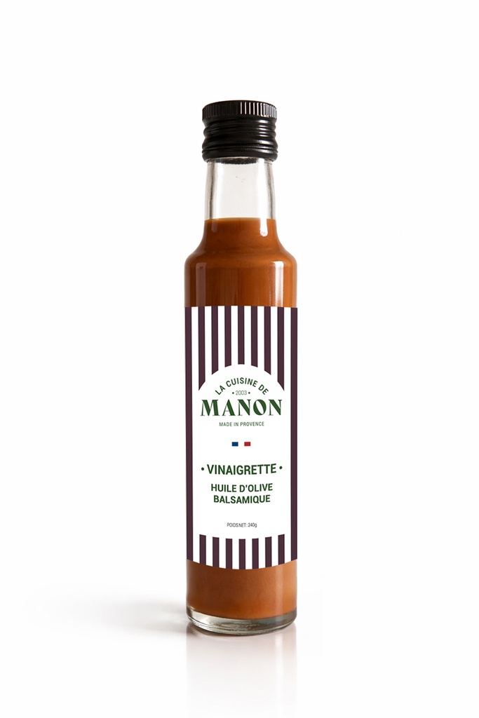 Vinaigrette huile d'olive & balsamique (bouteille 25cL)