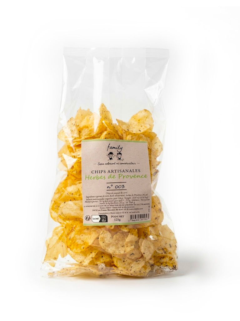 Chips aux Herbes de Provence - 125g