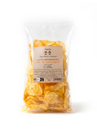 [PF405] Chips au sel de Camargue - 125g
