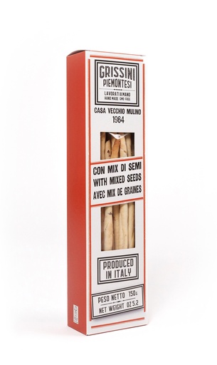 [PF434] Gressins (Rubatà) mix de graines - 150g